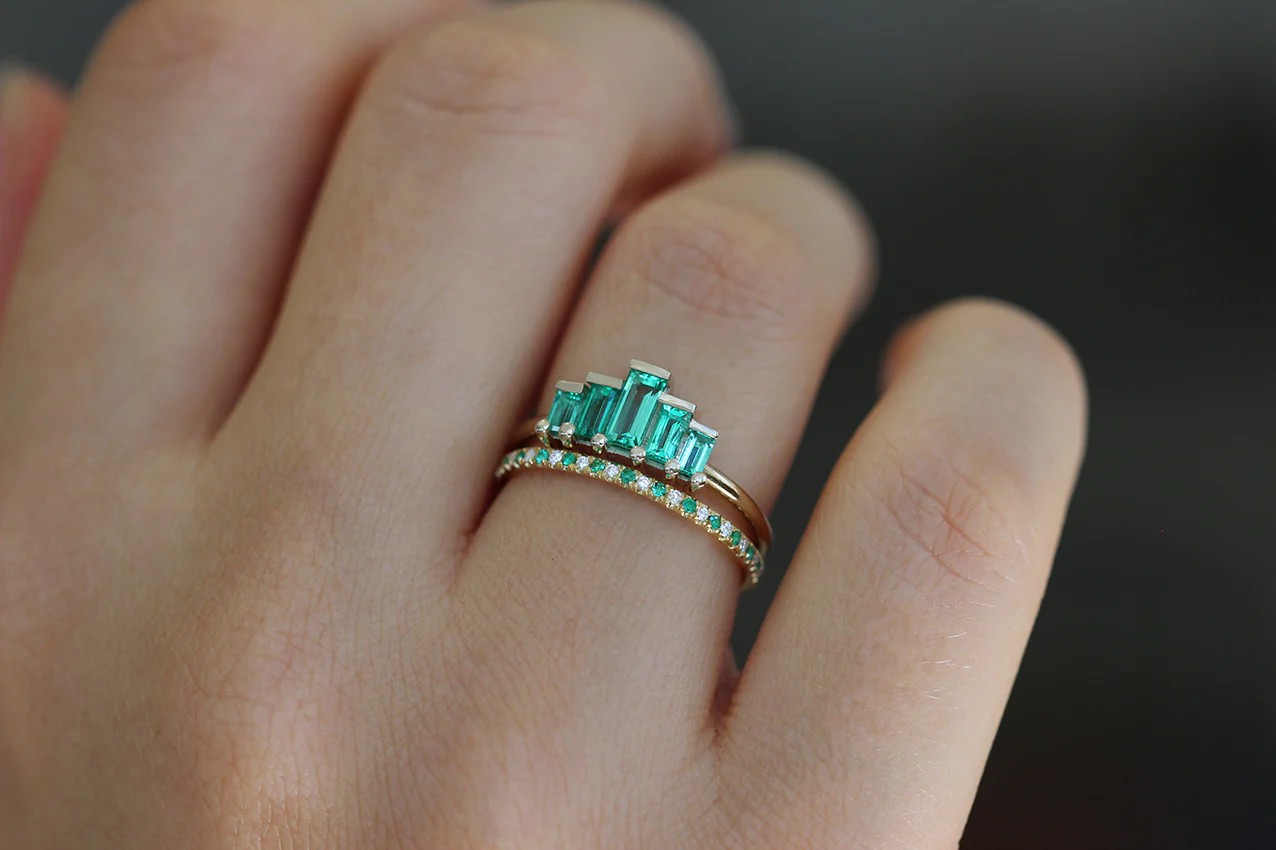 Art Deco Emerald Ring