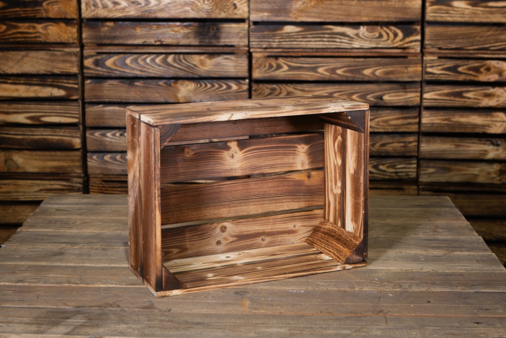 Art Crate with Handles