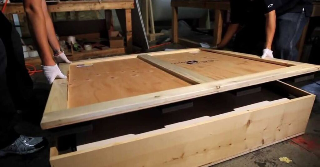 Art Crate with Handles