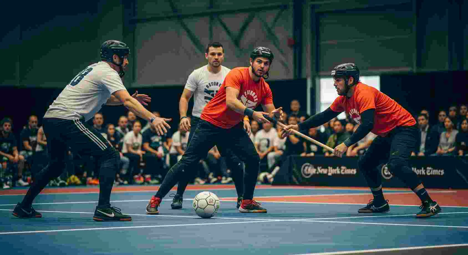 participant in a hybrid sport nyt